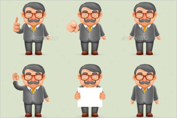 Modern Businessman Vector Design