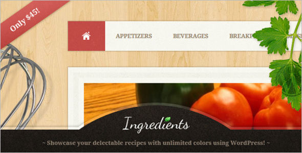 Multi Concept Recipe WordPress Theme