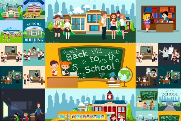 Multipurpose Back to School Background