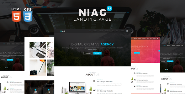 Multipurpose HTML Landing Page Template