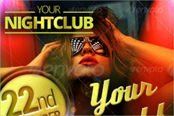 Night Club Web Banner Template