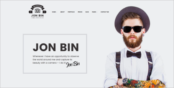 One Page Freelancer WordPress Theme