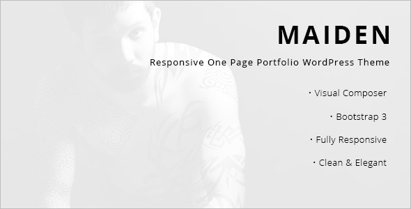 One Page Portfolio WordPress Theme