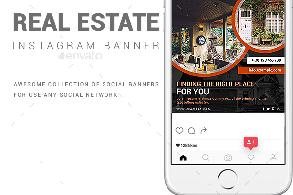 Online Real Estate Banner Template