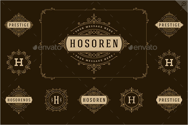 Ornament Hotel Label Design