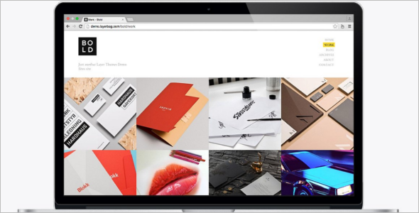 Parallax Portfolio WordPress Template