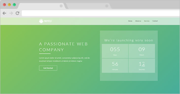 Passionate Free Landing Page Theme