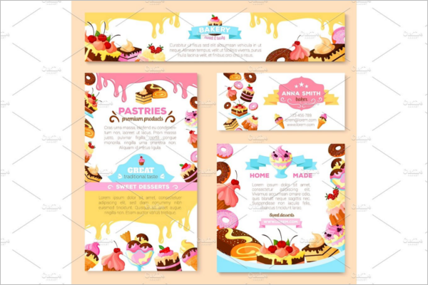 Patisserie Ice Cream Banner Template