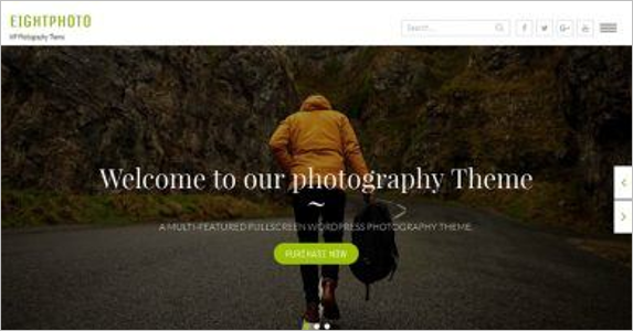 Photography Free Landing Page Theme