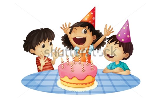 Photoshop Birthday Party Template