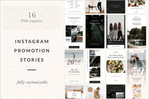 Photoshop Instagram Stories Template