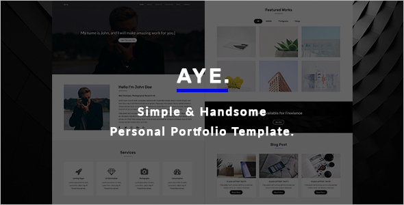 Portfolio HTML Bootstrap Template