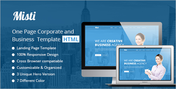 Portfolio HTML Business Template