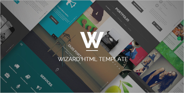 Portfolio HTML Design Template