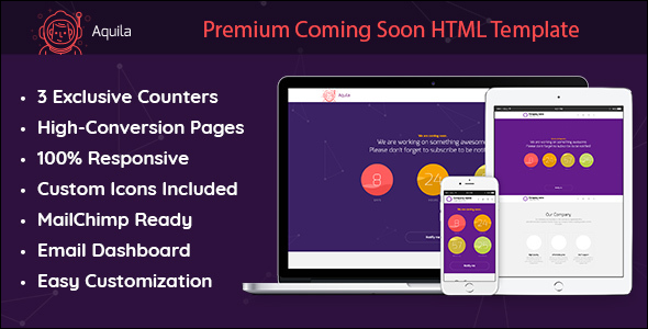 Premium Coming Soon HTML Template