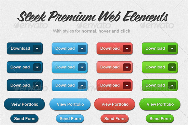 Premium Web Button Template