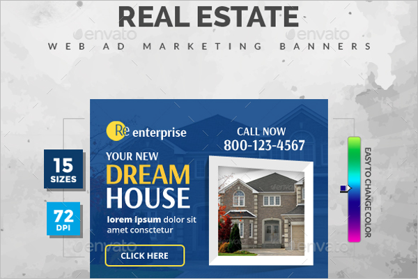 Real Estate Marketing Banner Template
