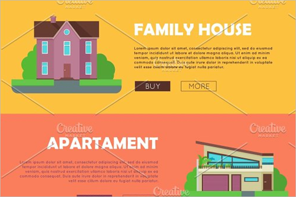 Real Estate PSD Banner Template