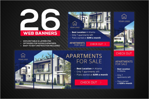 Real Estate Web Banner Template
