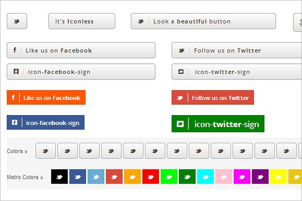Responsive Button Template