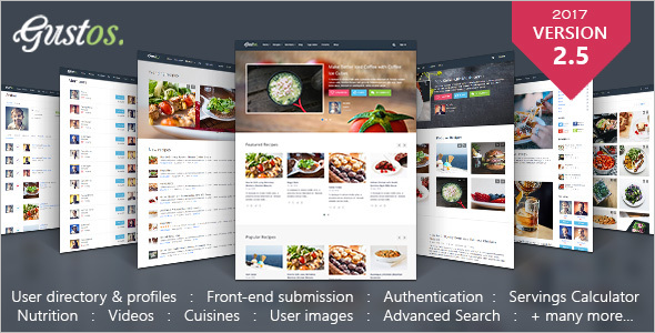 Responsive Recipes WordPress Theme