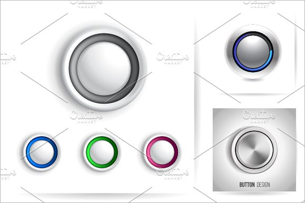 Round Web Button Template