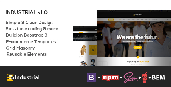SEO HTML Industry Template