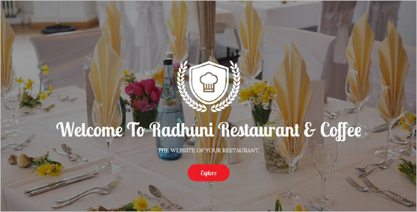 SEO HTML Restaurant Template