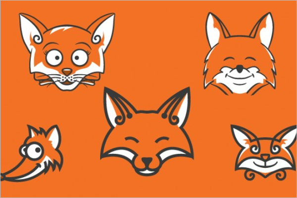 Sample Animal Face Template
