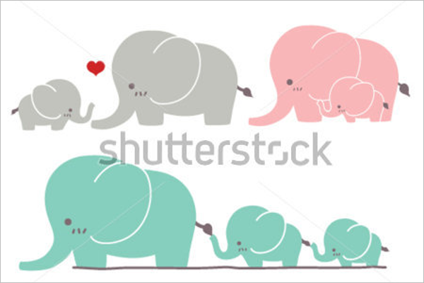 Sample Cartoon Elephant Template
