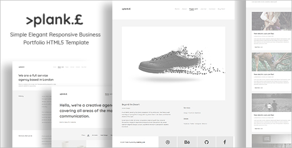 Simple Portfolio HTML Template