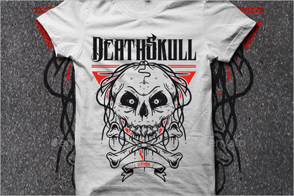 Skull Bones Tattoo Design