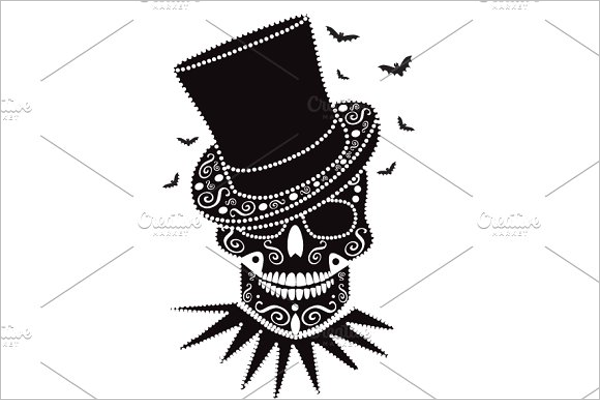 Skull Tattoo Symbol Design