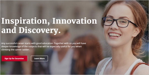 University Education Website Template