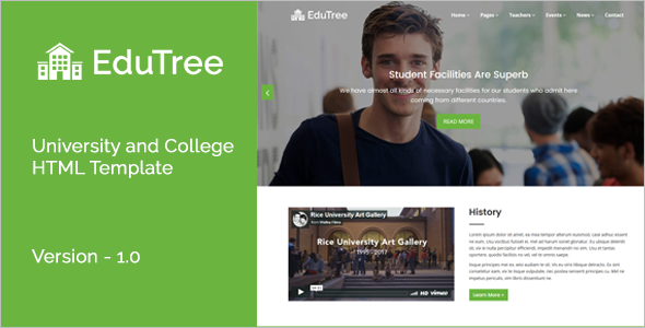 University HTML5 Template