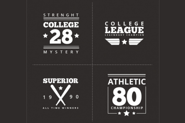 University Vintage Sport Label