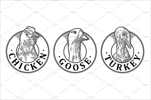 Vintage Animal Face Vector Design