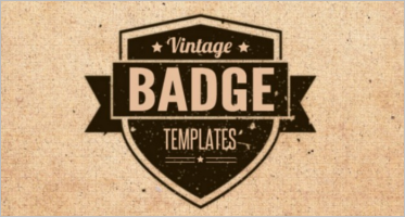 Vintage Badge Templates