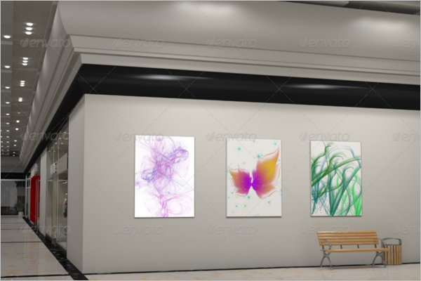 Awesome Wall Poster Mockup Design