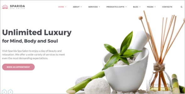 Ayurvedic SpaÂ Website Template