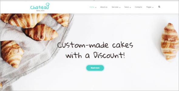 Bakery and Receipts WordPress Theme