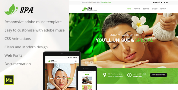 Beauty CareÂ WebsiteÂ Template