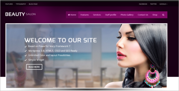 Beauty SpaÂ Website Template