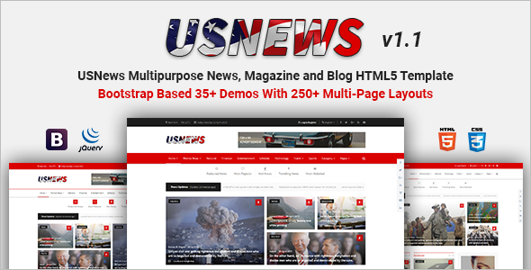 Best Magazine HTML5 Template