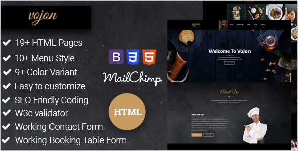 Best Restaurant HTML5 Template