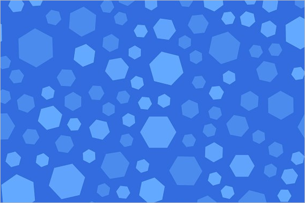 Blue Hexagon Background