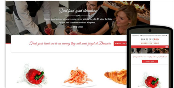 Brasserie Pro Restaurant Theme