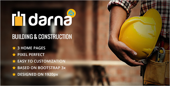 Building and Construction Drupal 8 Theme