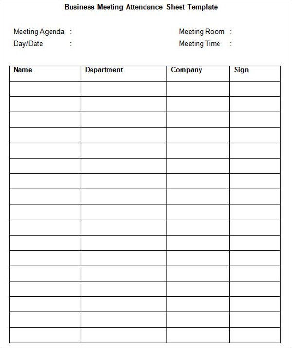 67 Sign In Sheet Templates Free PDF Excel Documents