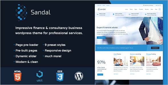 Business Portfolio WordPress Theme